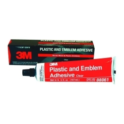 PLASTIC & EMBLEM ADHESIVE-CLEAR 5 OZ.